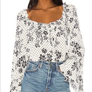 nwot free people one-on-one bodysuit